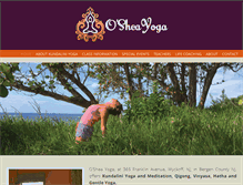 Tablet Screenshot of osheayoga.com